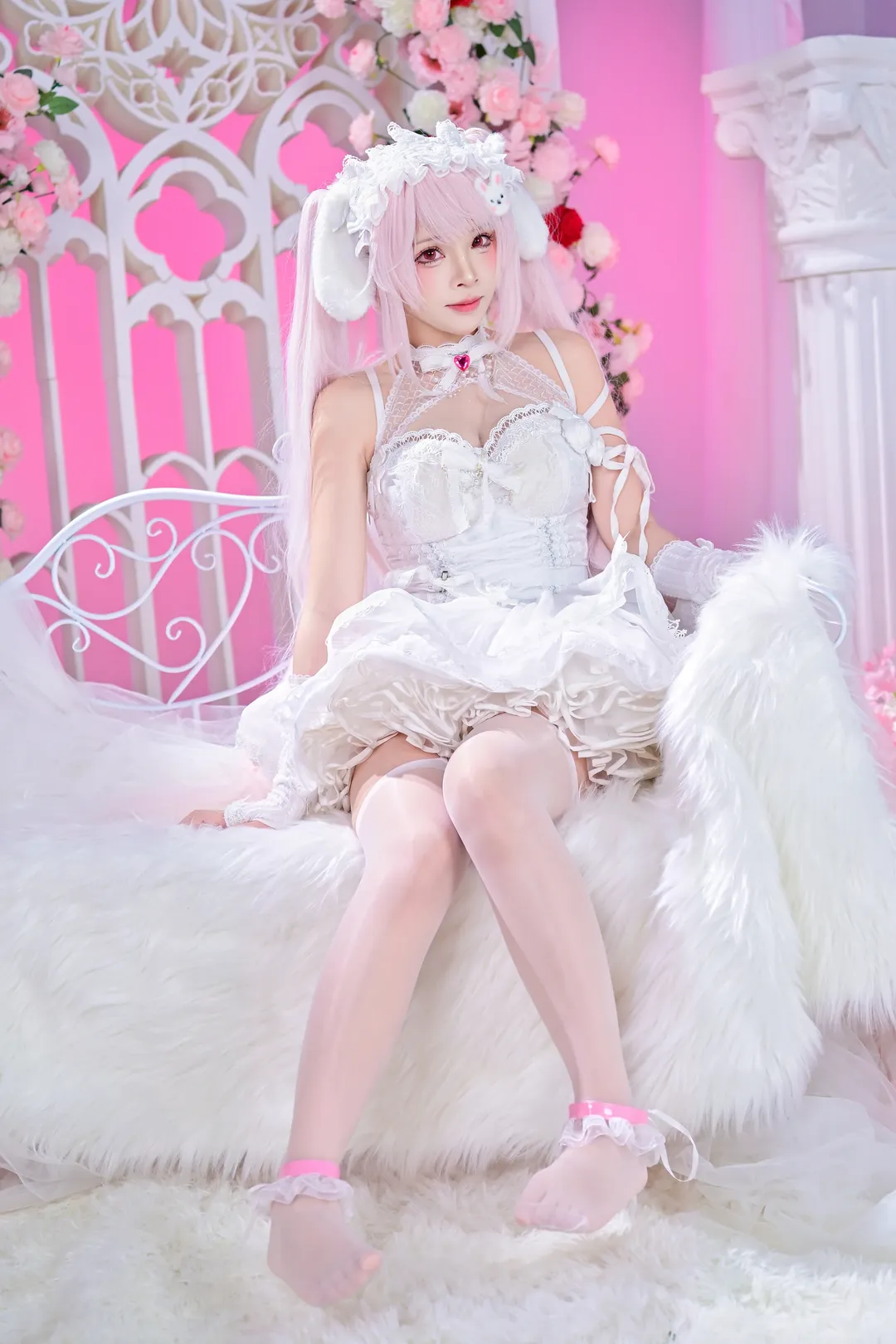 【爱丽丝cos】胜利女神：妮姬的粉色童话幻梦 - 第 3 张