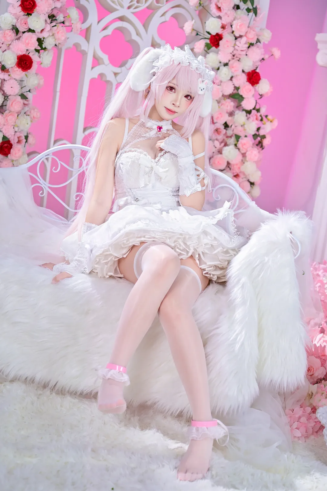 【爱丽丝cos】胜利女神：妮姬的粉色童话幻梦 - 第 4 张
