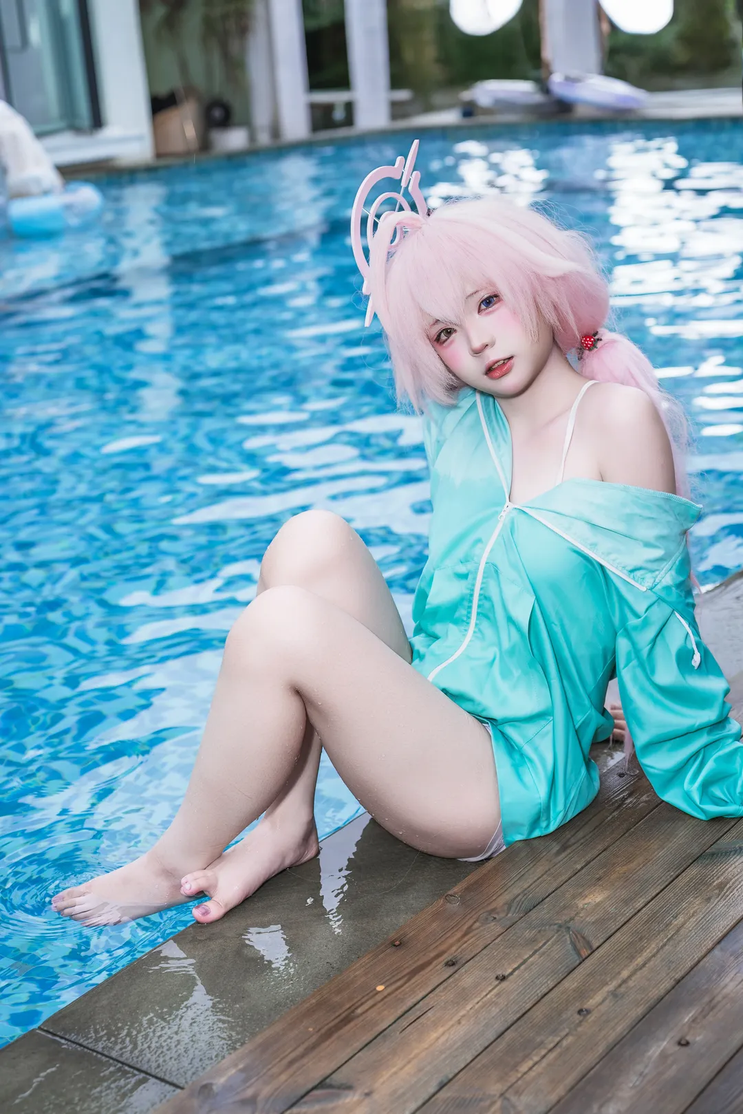 【小鸟游星野cos】蔚蓝档案泳池边的夏日拍摄记录 - 第 2 张