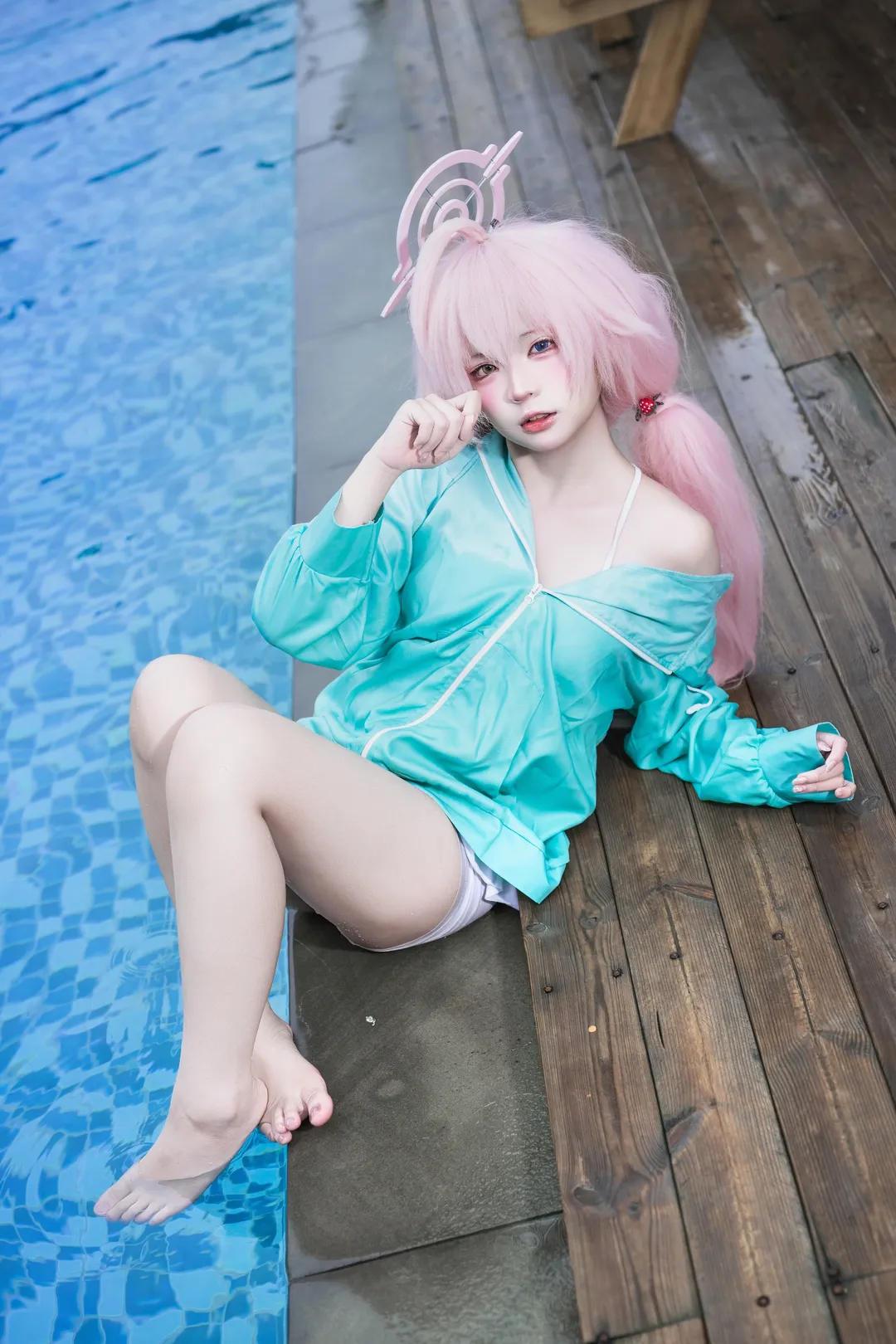【小鸟游星野cos】蔚蓝档案泳池边的夏日拍摄记录 - 第 3 张