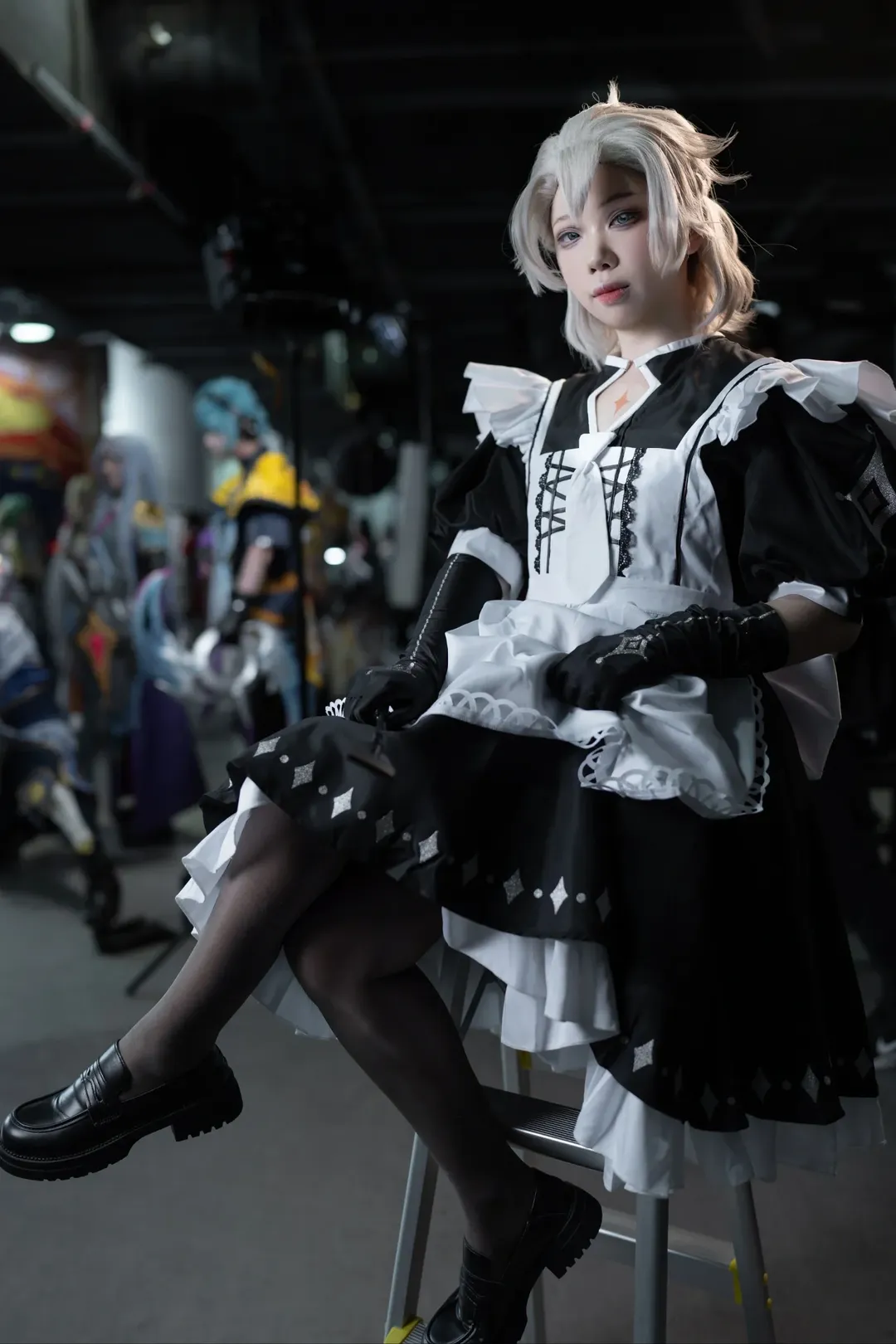 【阿贝多cos】原神阿贝多女仆装，国漫拍摄记录 - 第 1 张