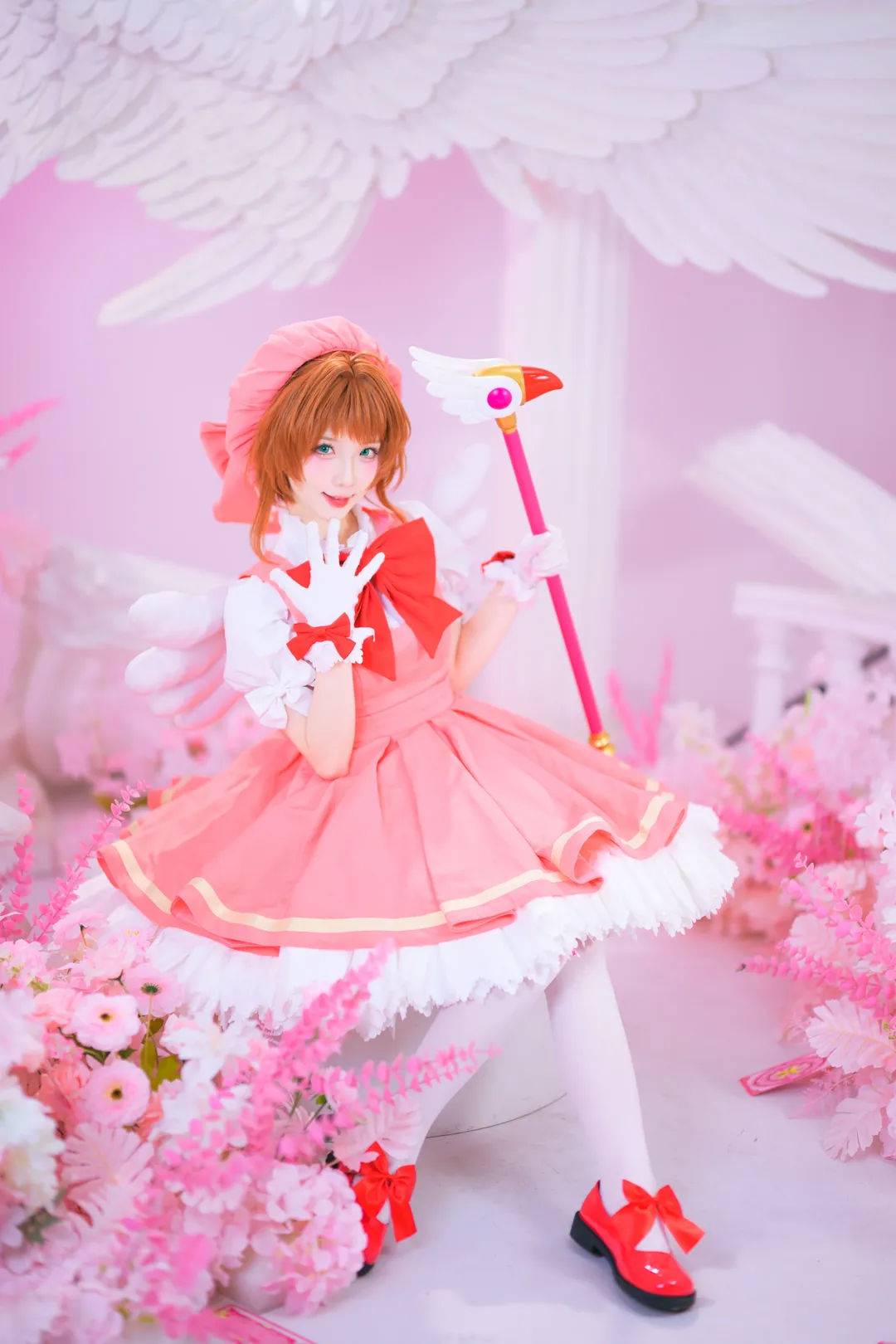 【小樱cos】魔卡少女樱粉色魔法少女的拍摄记录 - 第 1 张