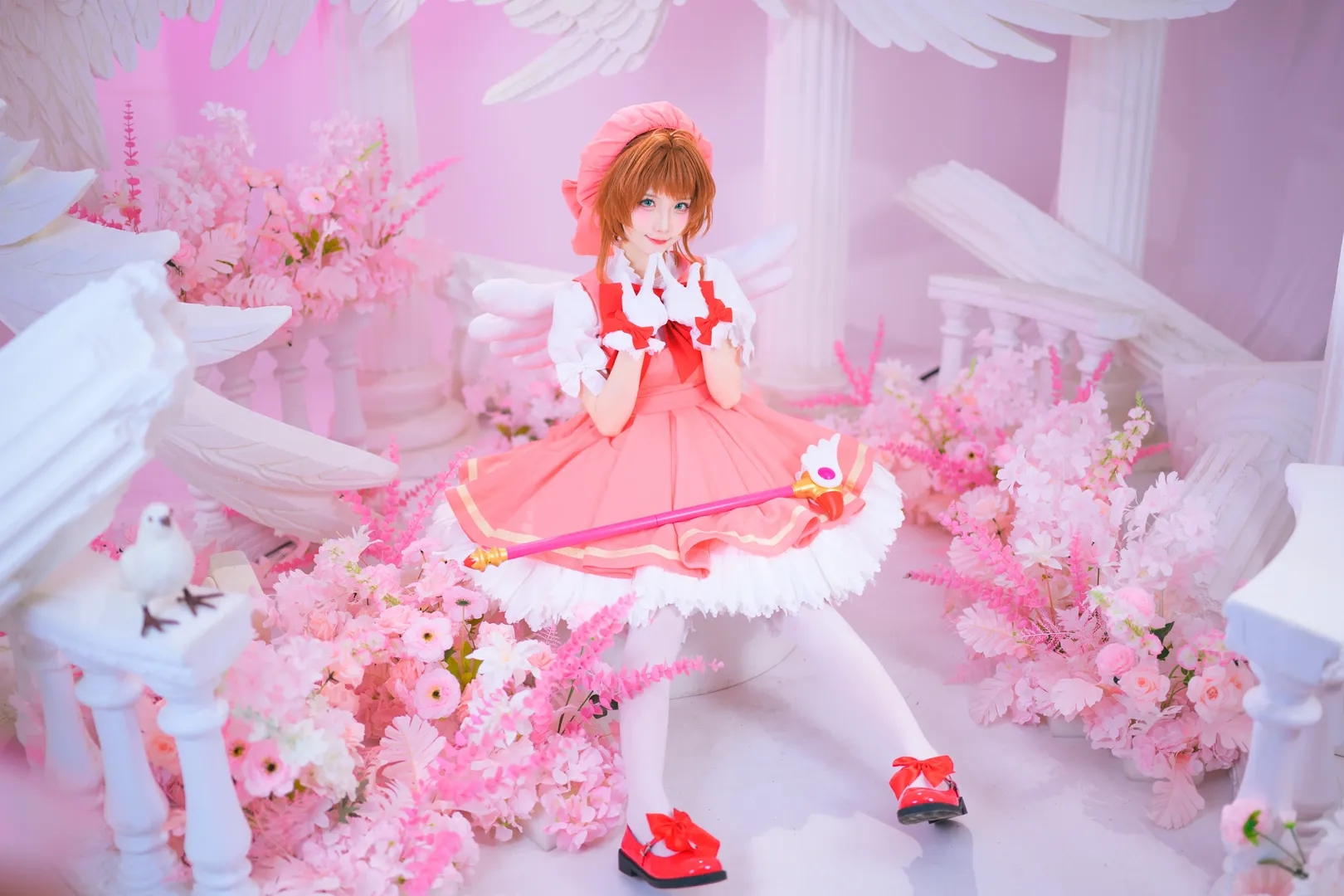 【小樱cos】魔卡少女樱粉色魔法少女的拍摄记录 - 第 11 张