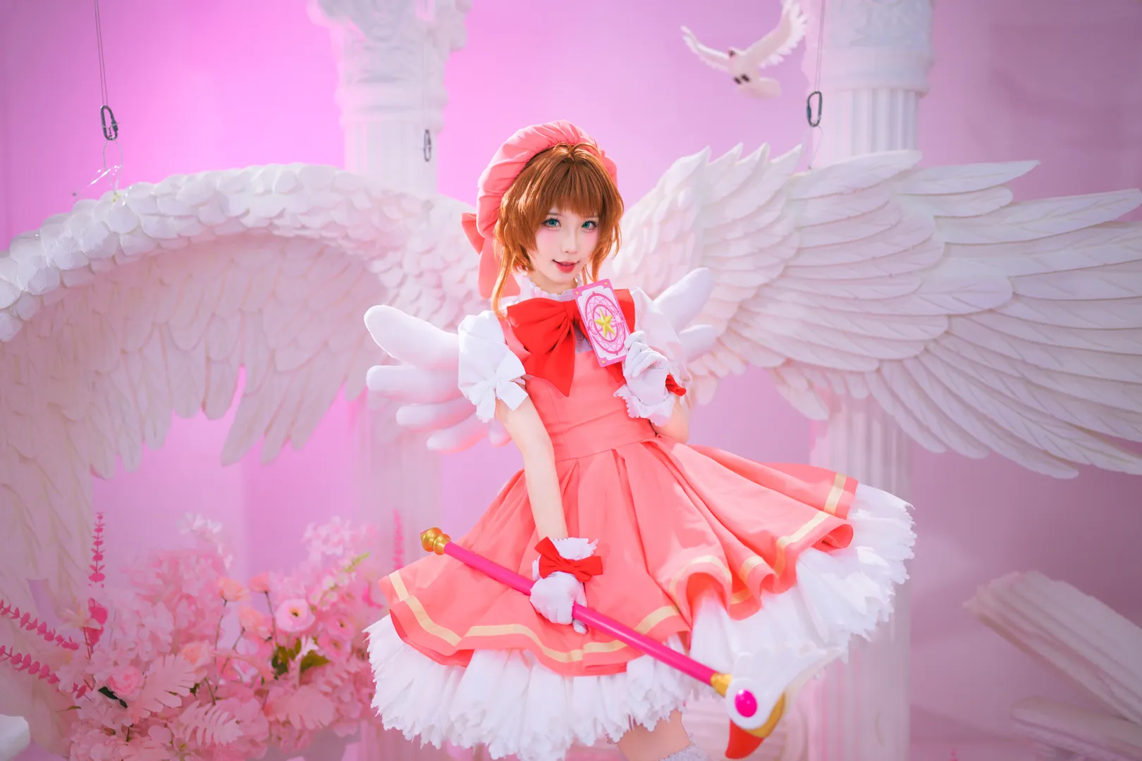 【小樱cos】魔卡少女樱粉色魔法少女的拍摄记录 - 第 13 张