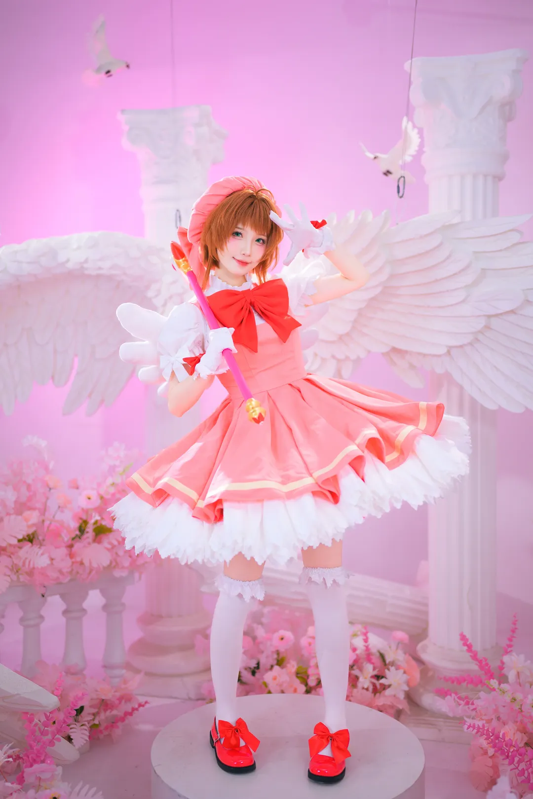 【小樱cos】魔卡少女樱粉色魔法少女的拍摄记录 - 第 16 张