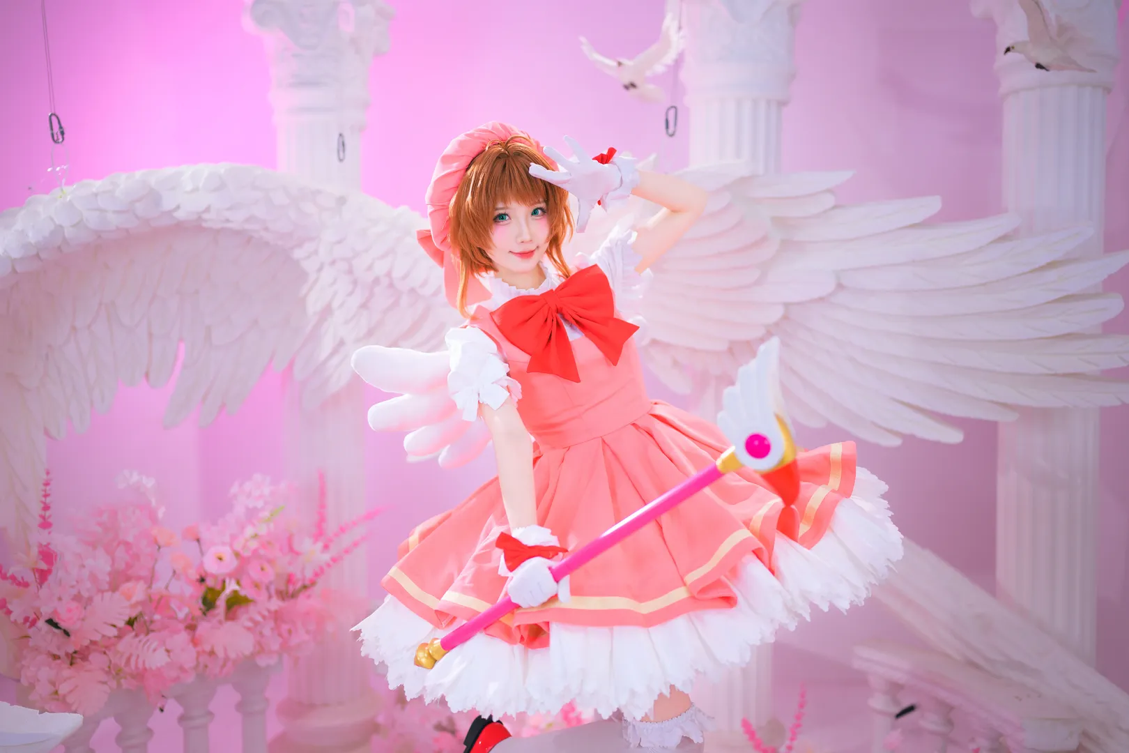 【小樱cos】魔卡少女樱粉色魔法少女的拍摄记录 - 第 6 张