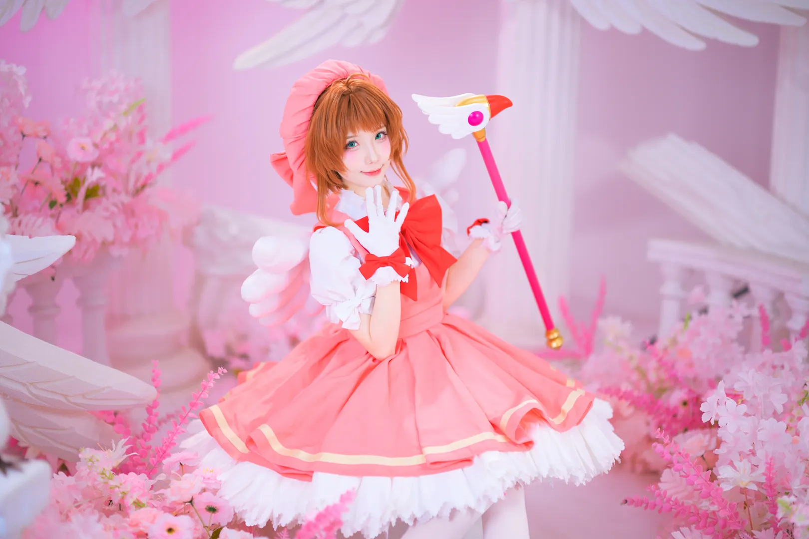 【小樱cos】魔卡少女樱粉色魔法少女的拍摄记录 - 第 8 张