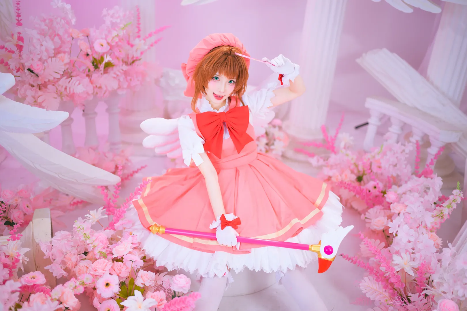 【小樱cos】魔卡少女樱粉色魔法少女的拍摄记录 - 第 9 张