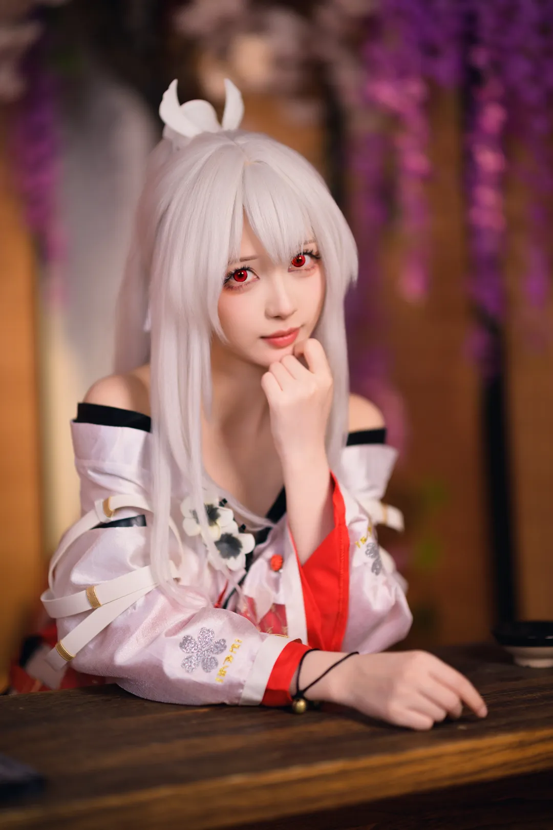 【绯雪cos】鸣潮灼樱巫女的和风拍摄记录 - 第 10 张