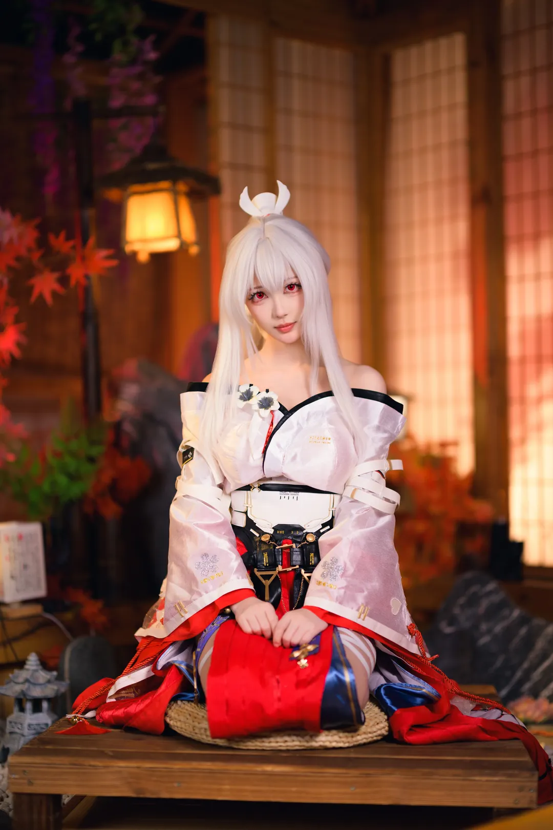 【绯雪cos】鸣潮灼樱巫女的和风拍摄记录 - 第 3 张