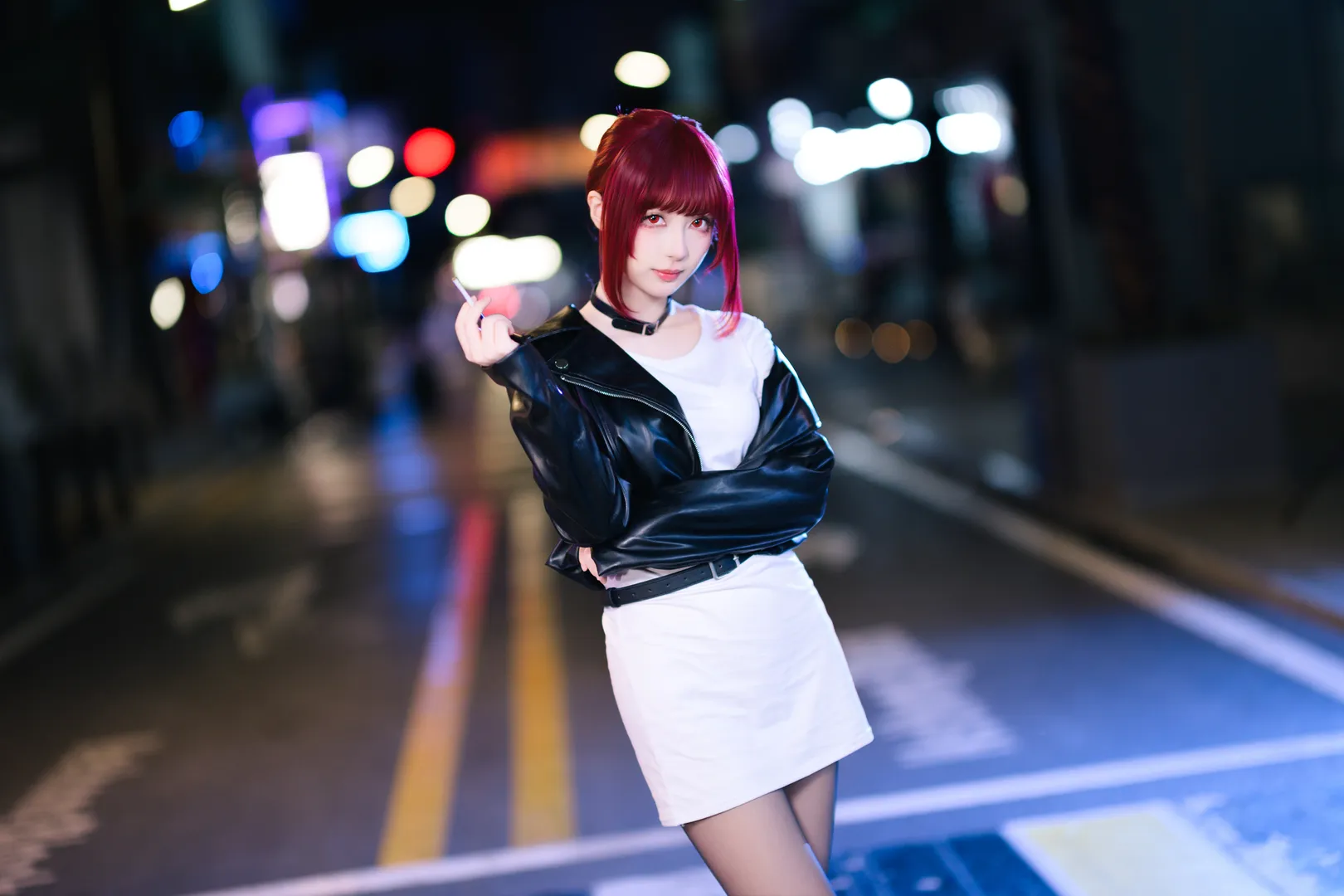【田山小姐cos】F0.95大光圈下的夜景街头风 - 第 2 张