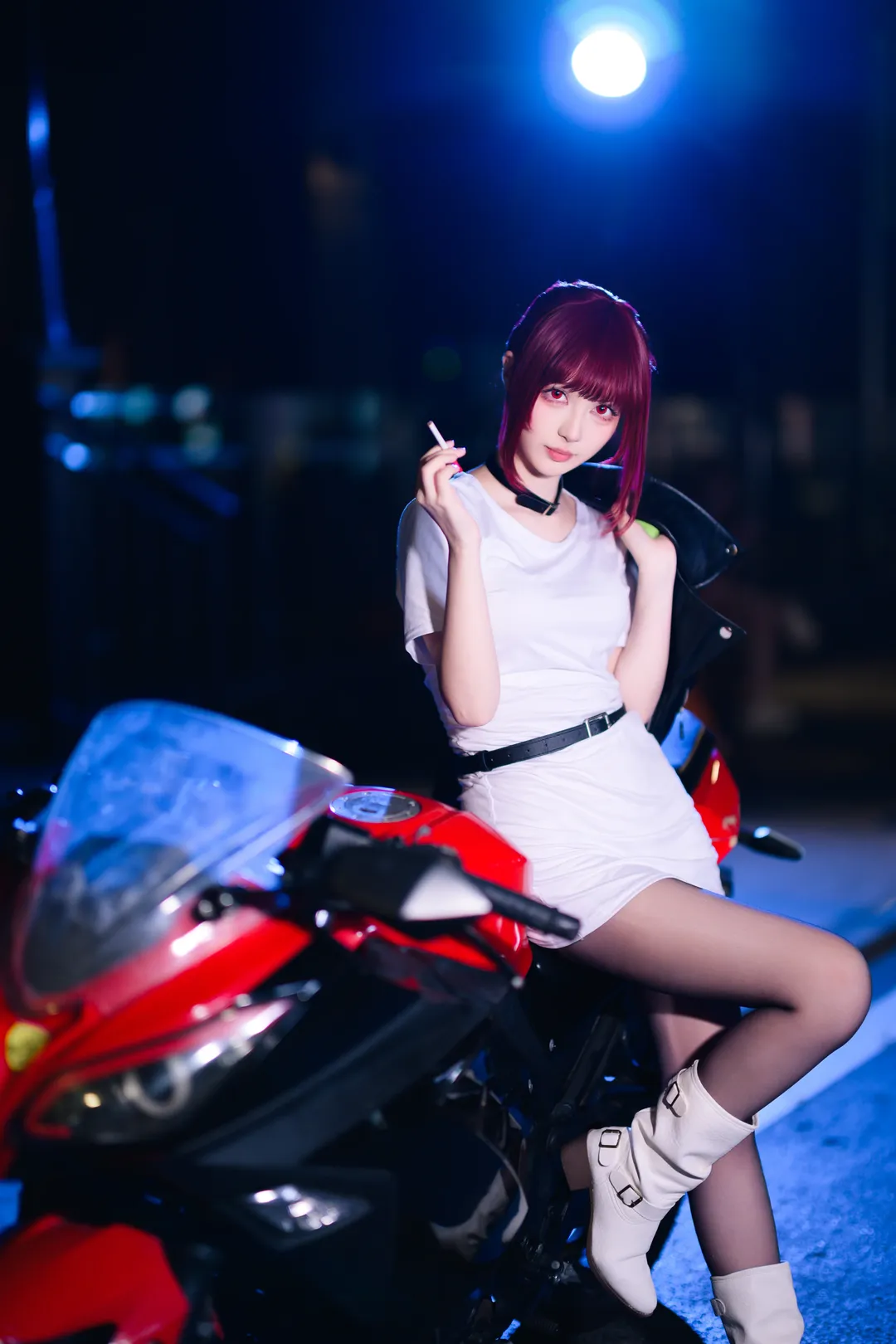 【田山小姐cos】F0.95大光圈下的夜景街头风 - 第 7 张
