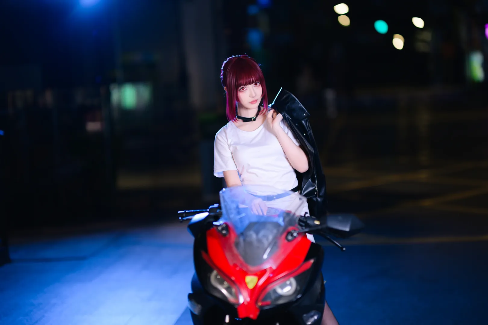 【田山小姐cos】F0.95大光圈下的夜景街头风 - 第 8 张