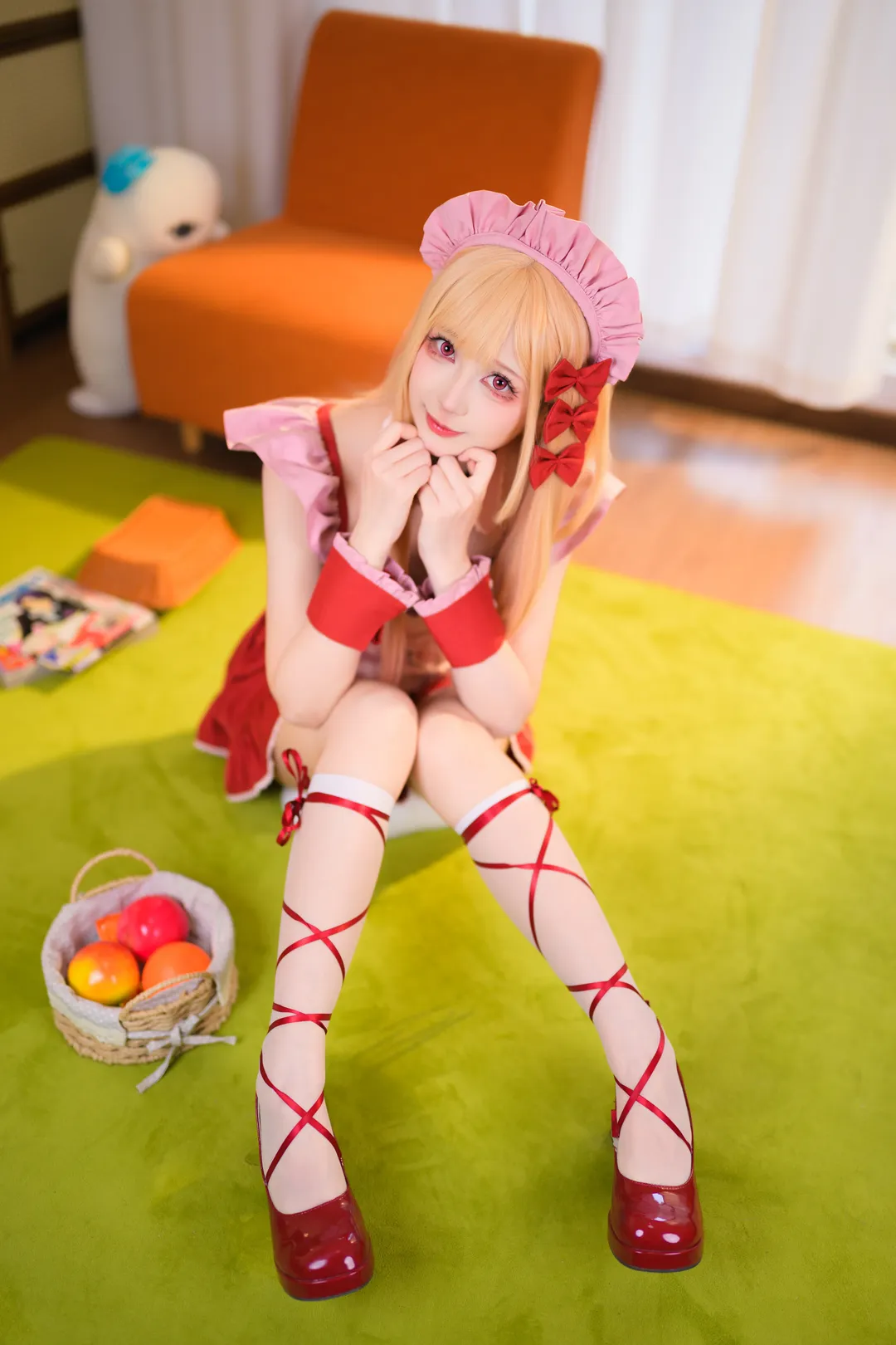 【喜多川海梦cos】粉色系女仆装，甜蜜爆表的一天 - 第 2 张
