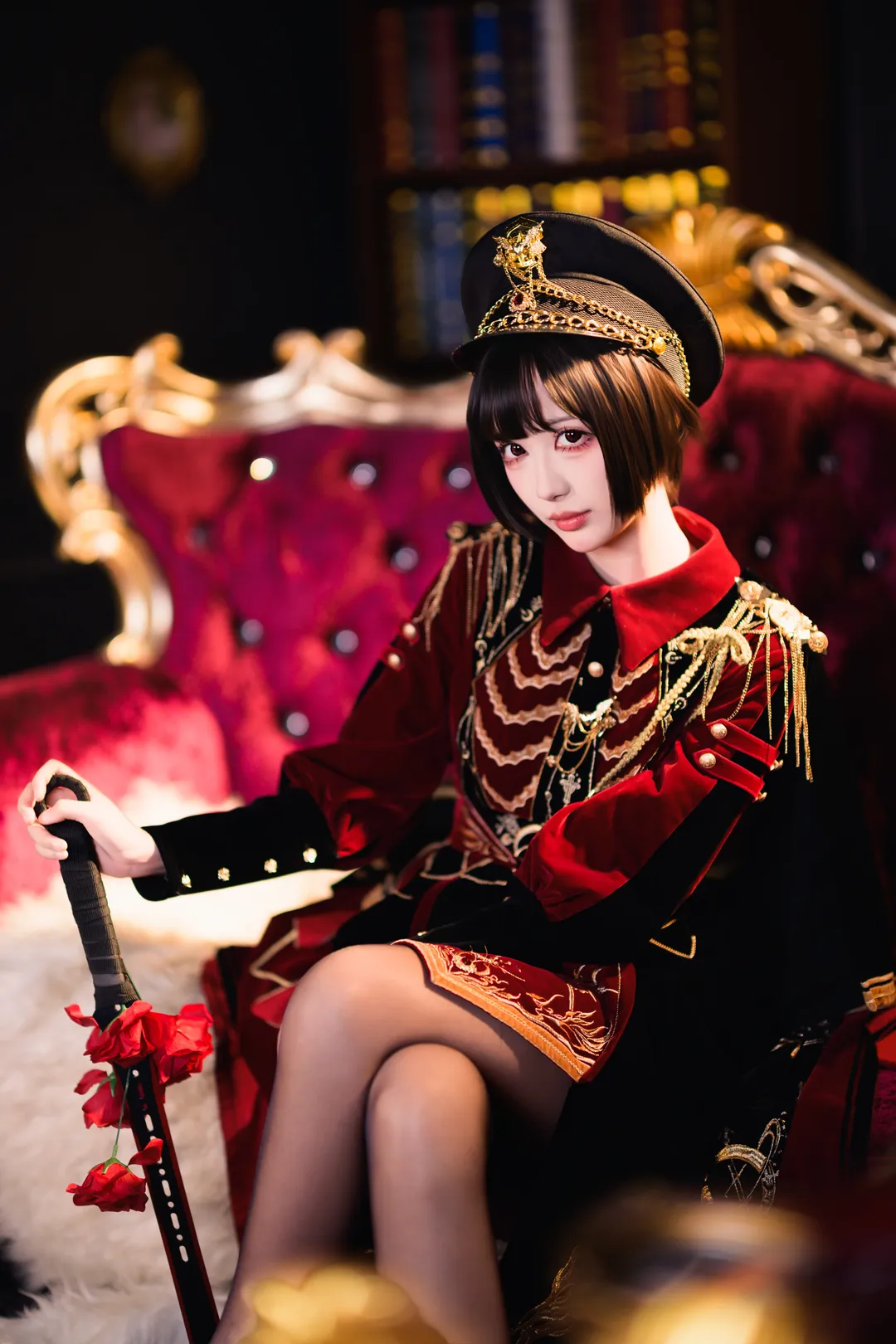 紅黑金軍裝風Lolita，化身冷豔少女暴君 - 第 4 張