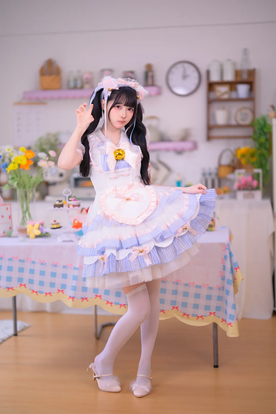 粉色小蛋糕般的猫女仆Lolita装扮 - 第 1 张