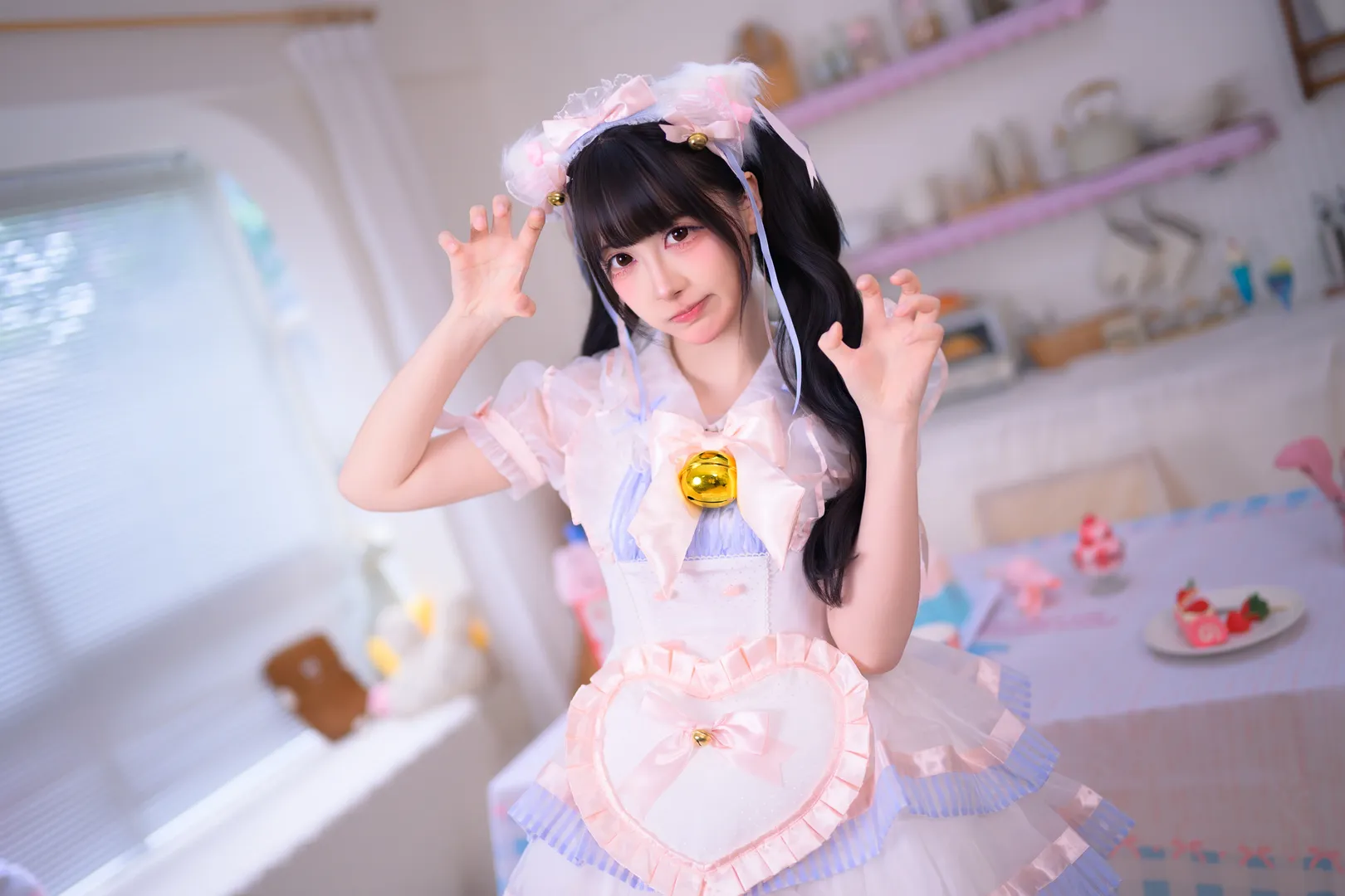 粉色小蛋糕般的猫女仆Lolita装扮 - 第 10 张