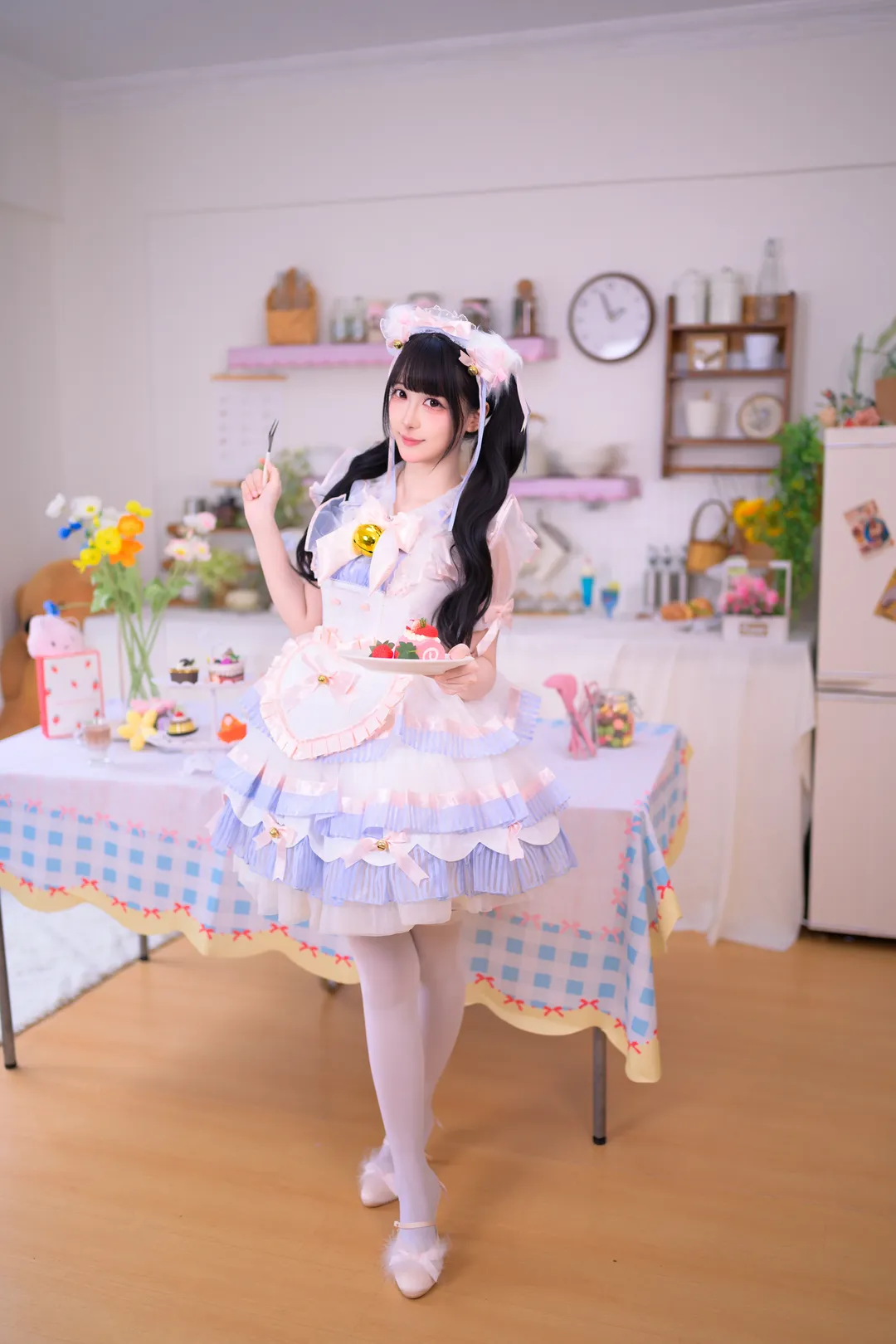 粉色小蛋糕般的猫女仆Lolita装扮 - 第 3 张