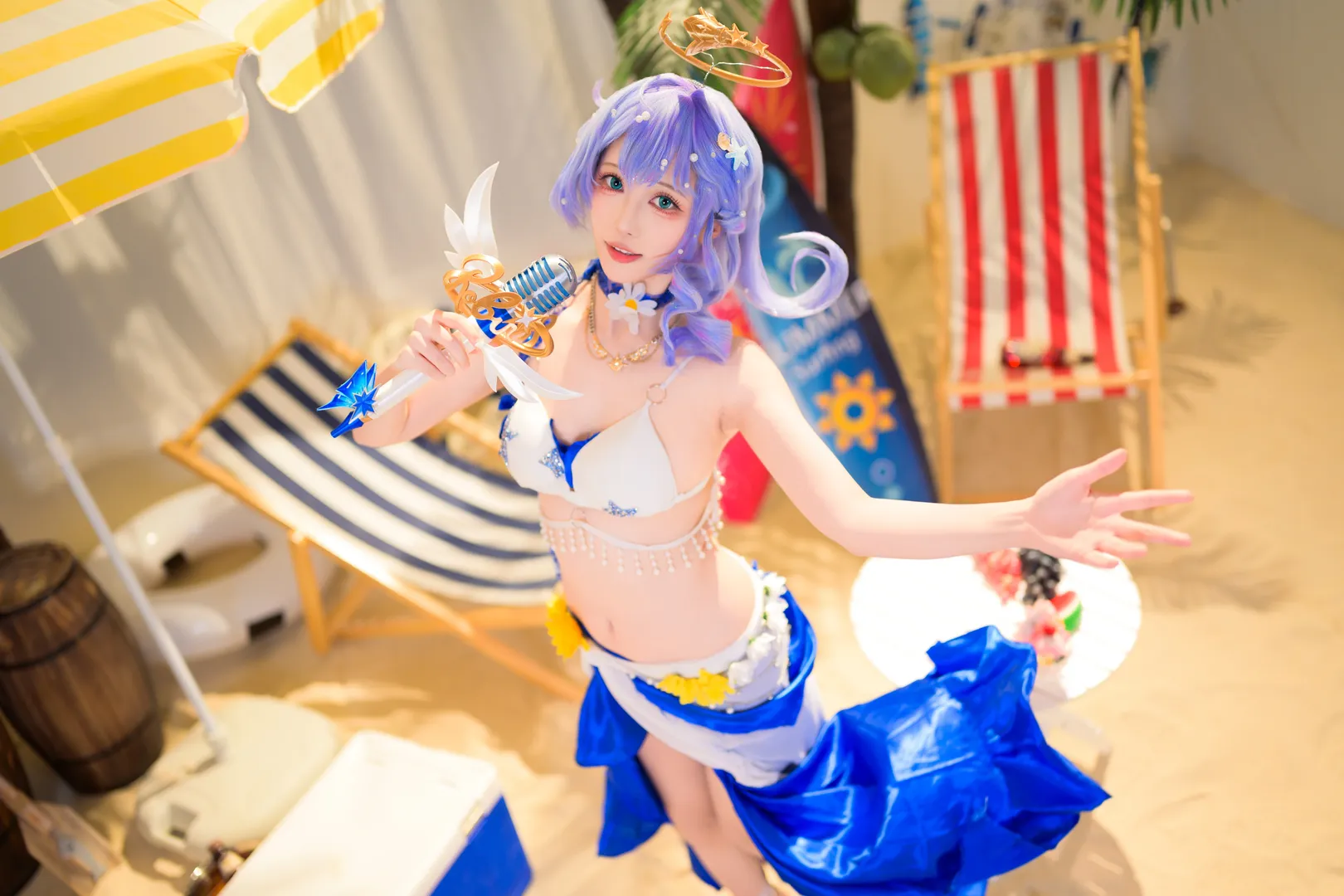 【知更鸟cos】夏日沙滩泳装，这份清凉请查收 - 第 2 张