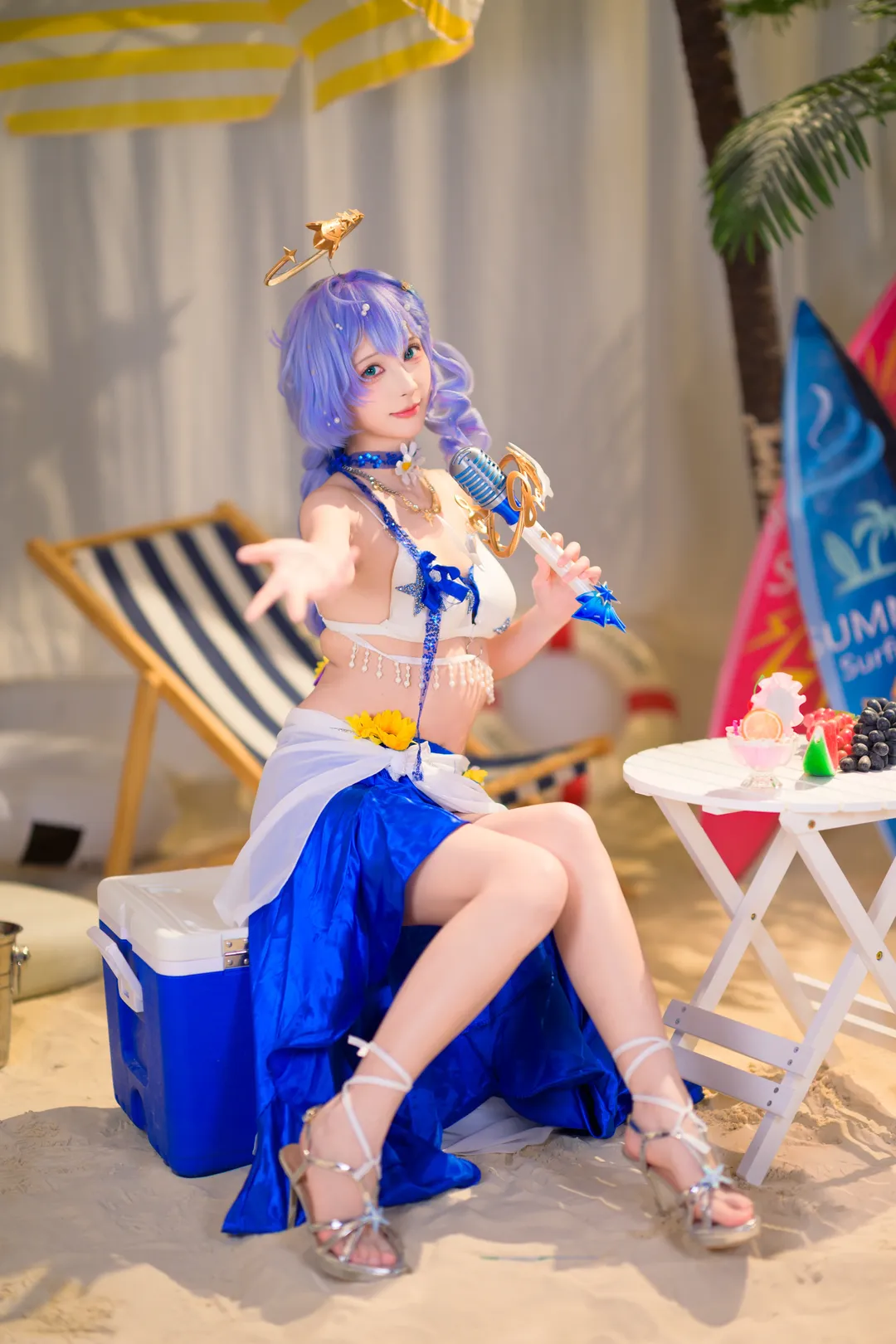 【知更鸟cos】夏日沙滩泳装，这份清凉请查收 - 第 4 张