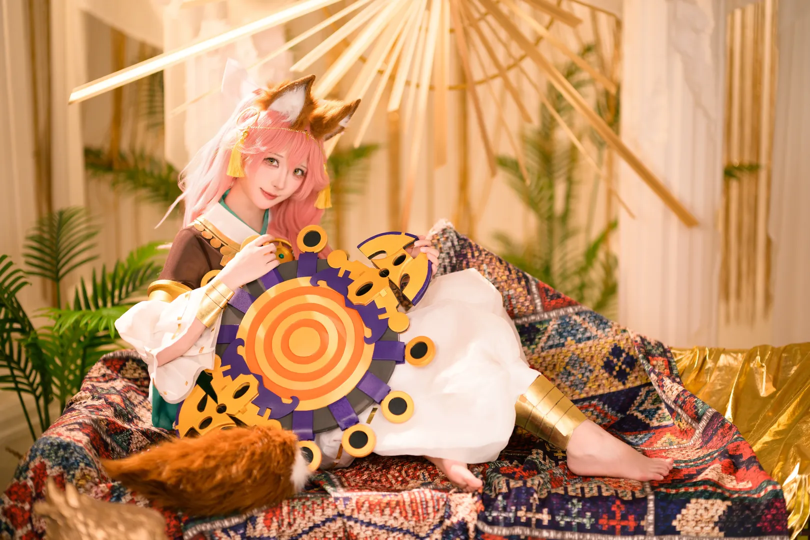 【玉藻前cos】FGO里的异域风情小狐狸，细节满满的拍摄记录 - 第 5 张
