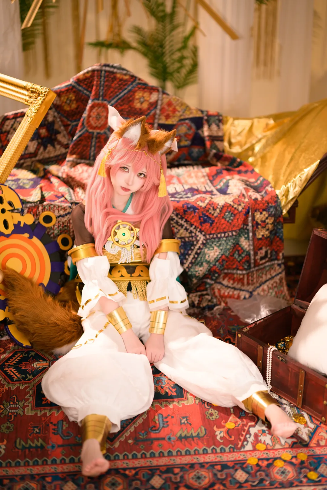 【玉藻前cos】FGO里的异域风情小狐狸，细节满满的拍摄记录 - 第 7 张