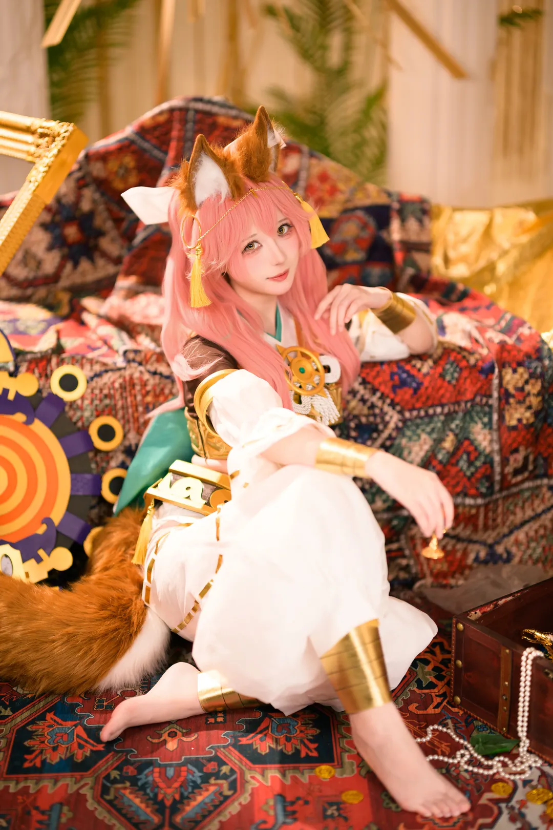 【玉藻前cos】FGO里的异域风情小狐狸，细节满满的拍摄记录 - 第 9 张