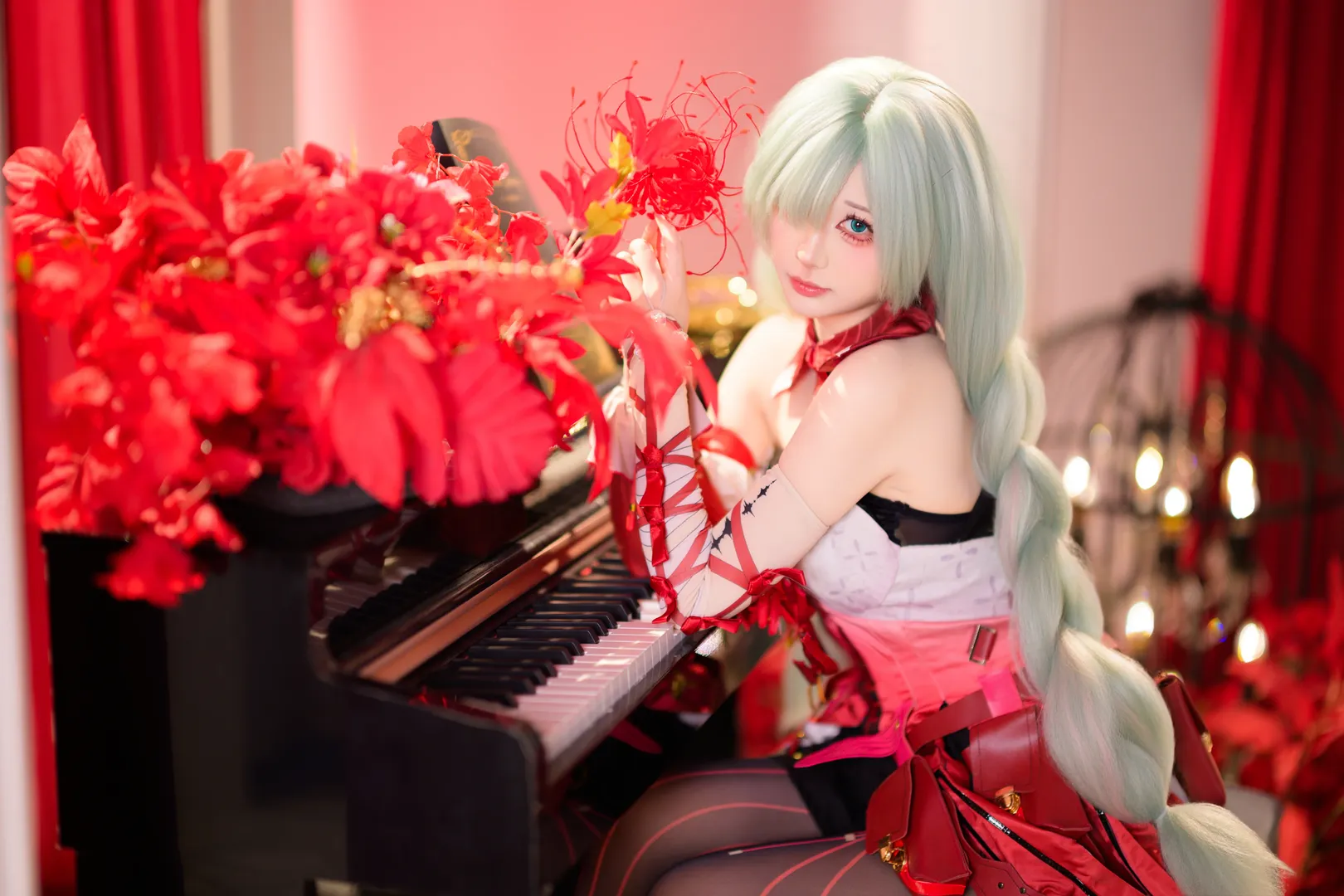 【弗洛洛cos】鸣潮红黑经典造型演绎 - 第 4 张