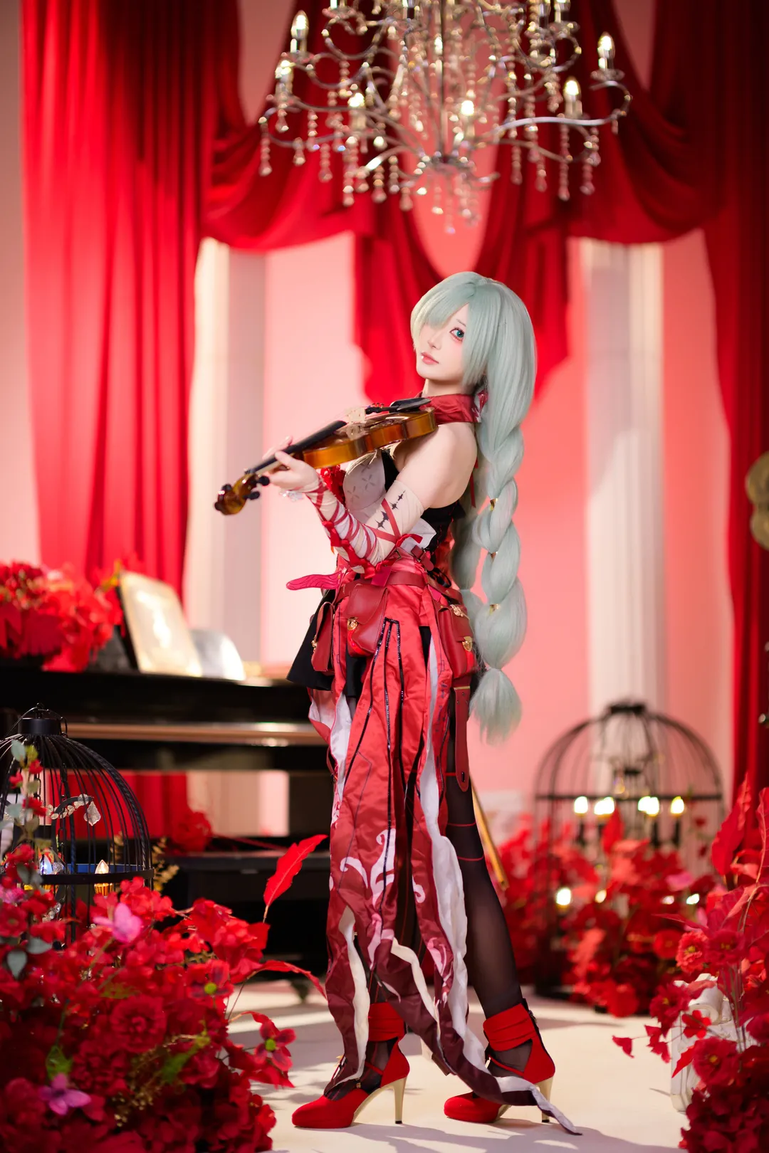 【弗洛洛cos】鸣潮红黑经典造型演绎 - 第 7 张