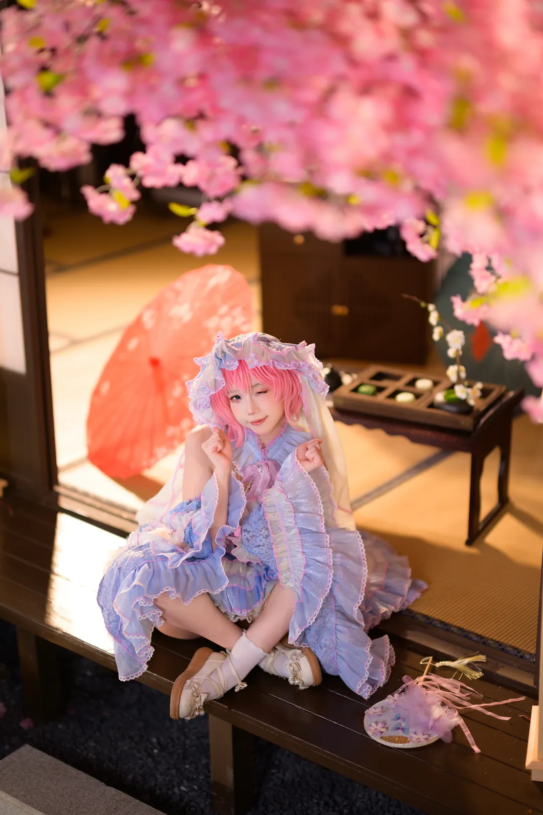 【西行寺幽幽子cos】东方project的墨染樱花 - 第 4 张
