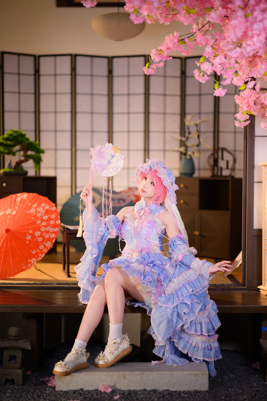 【西行寺幽幽子cos】东方project的墨染樱花 - 第 5 张