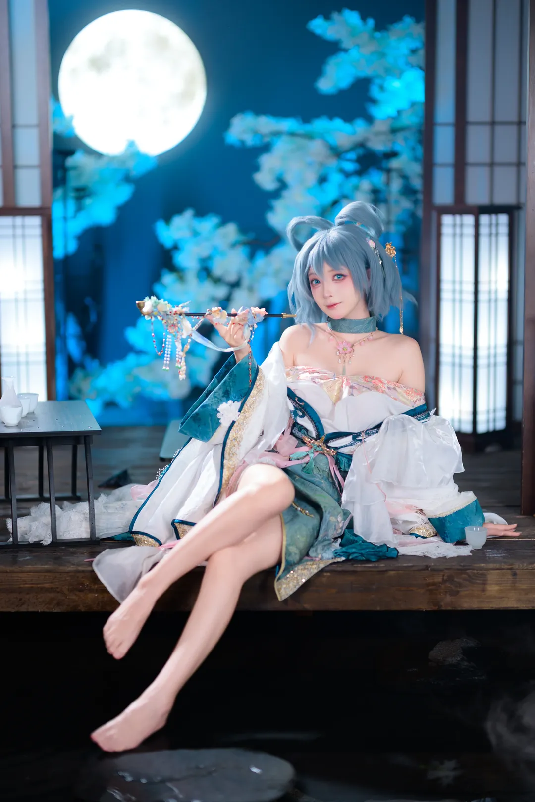 【霍青娥cos】東方Project 邪仙的月下仙境 - 第 7 張