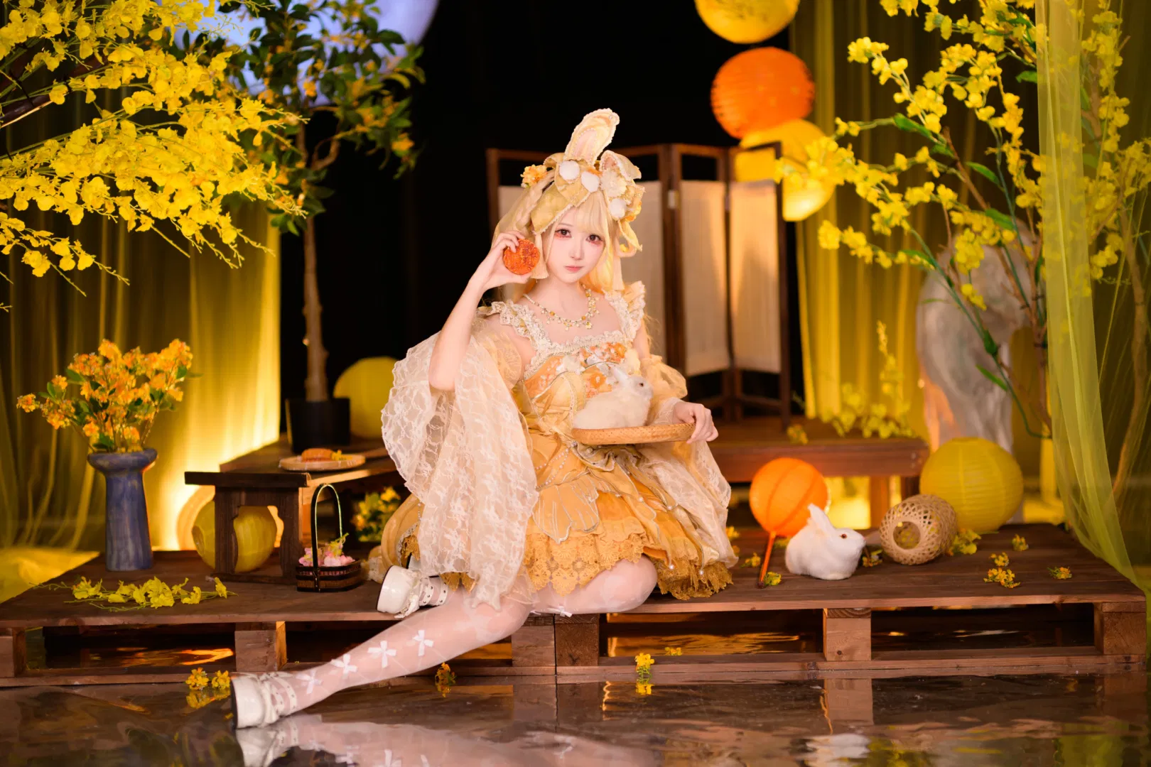 月下玉兔主題洛麗塔cosplay寫真 - 第 4 張