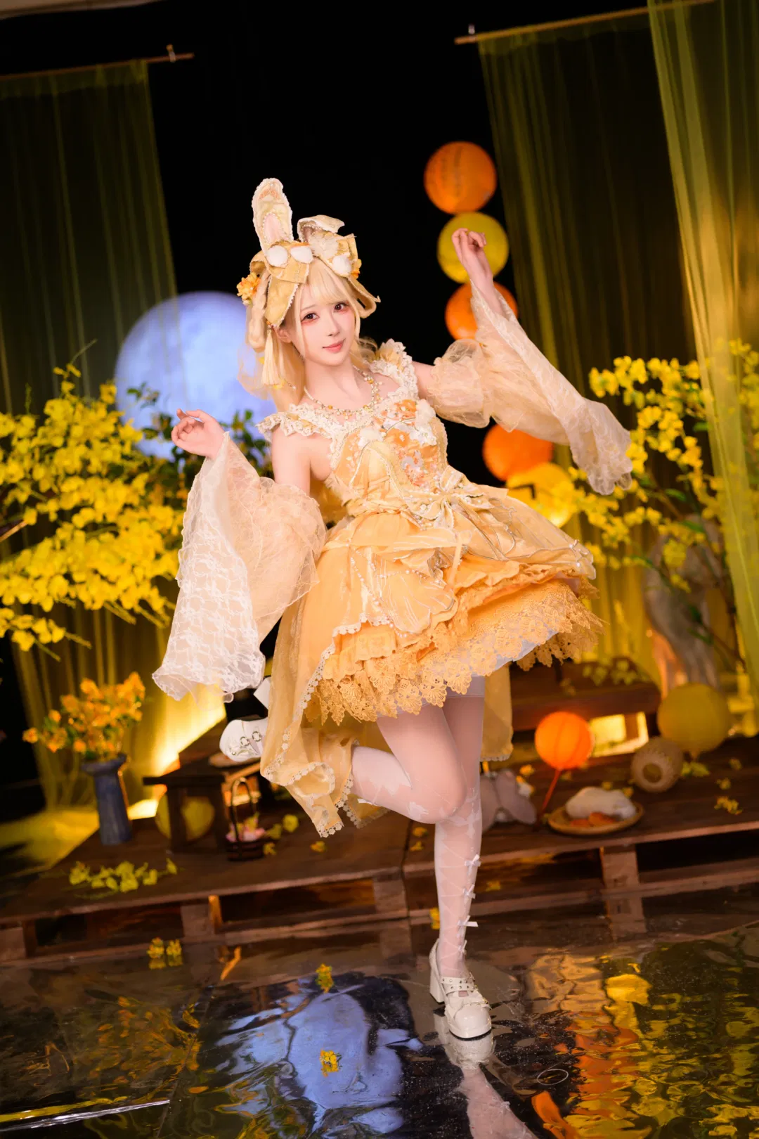 月下玉兔主題洛麗塔cosplay寫真 - 第 6 張