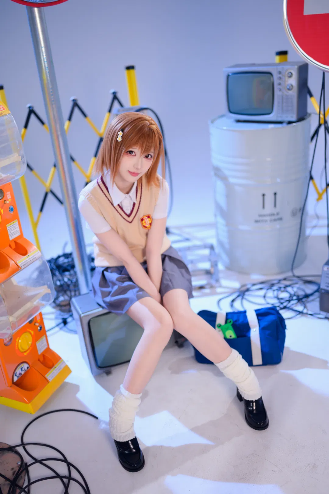 【御坂美琴cos】某科学的超电磁炮，指尖闪烁的蓝白电光 - 第 5 张