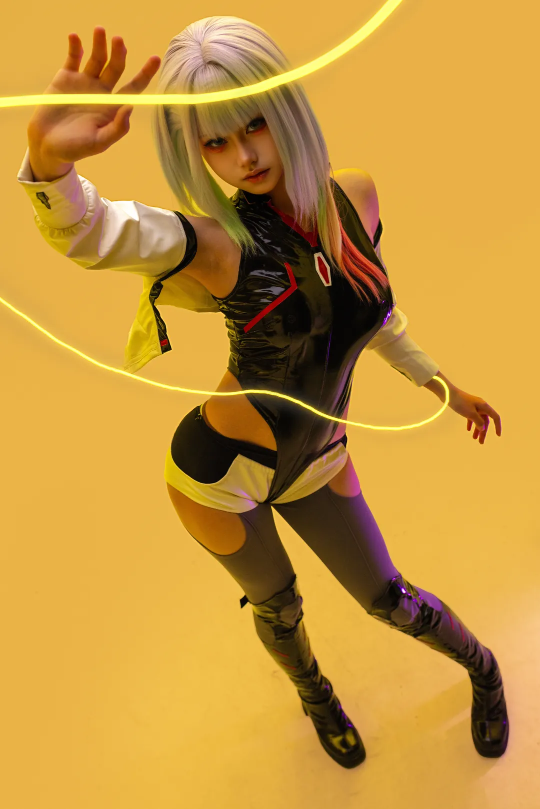 【露西cos】赛博朋克2077的暗夜特工 - 第 3 张