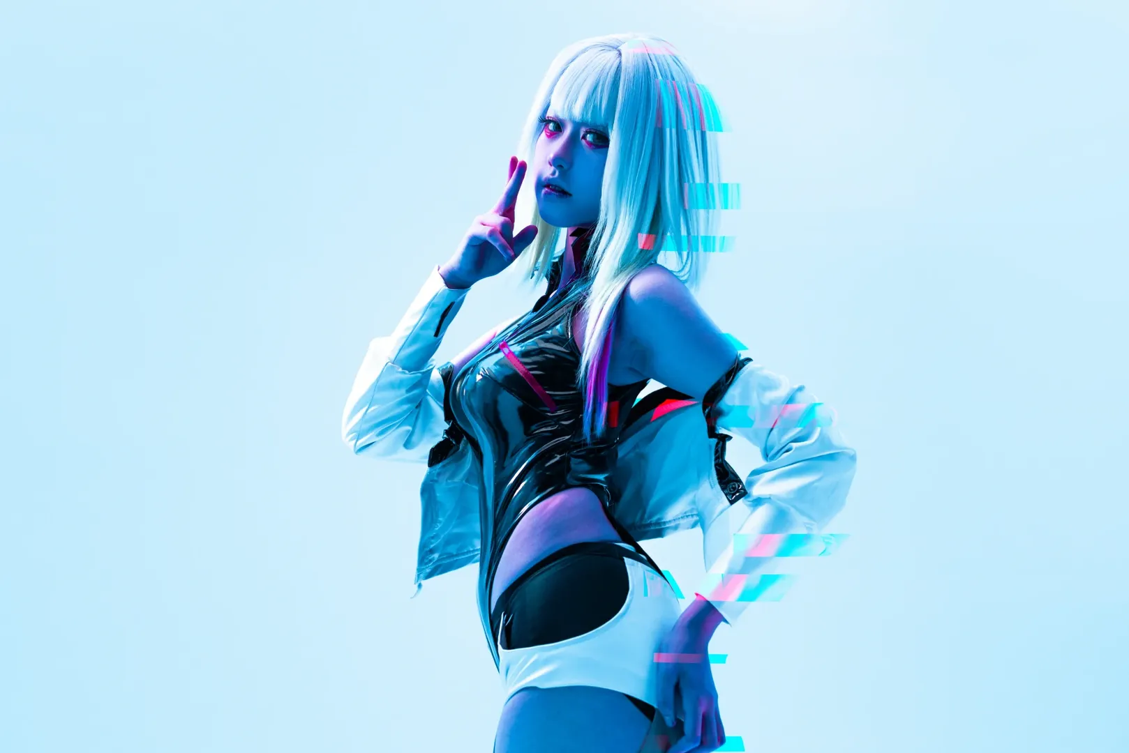 【露西cos】赛博朋克2077的暗夜特工 - 第 4 张