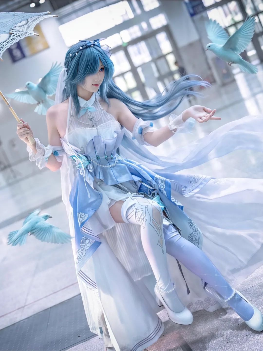 【符华cos】崩坏3青鸟之庭的线下场照分享 - 第 1 张