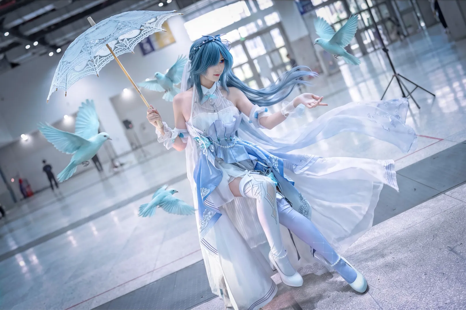 【符华cos】崩坏3青鸟之庭的线下场照分享 - 第 2 张