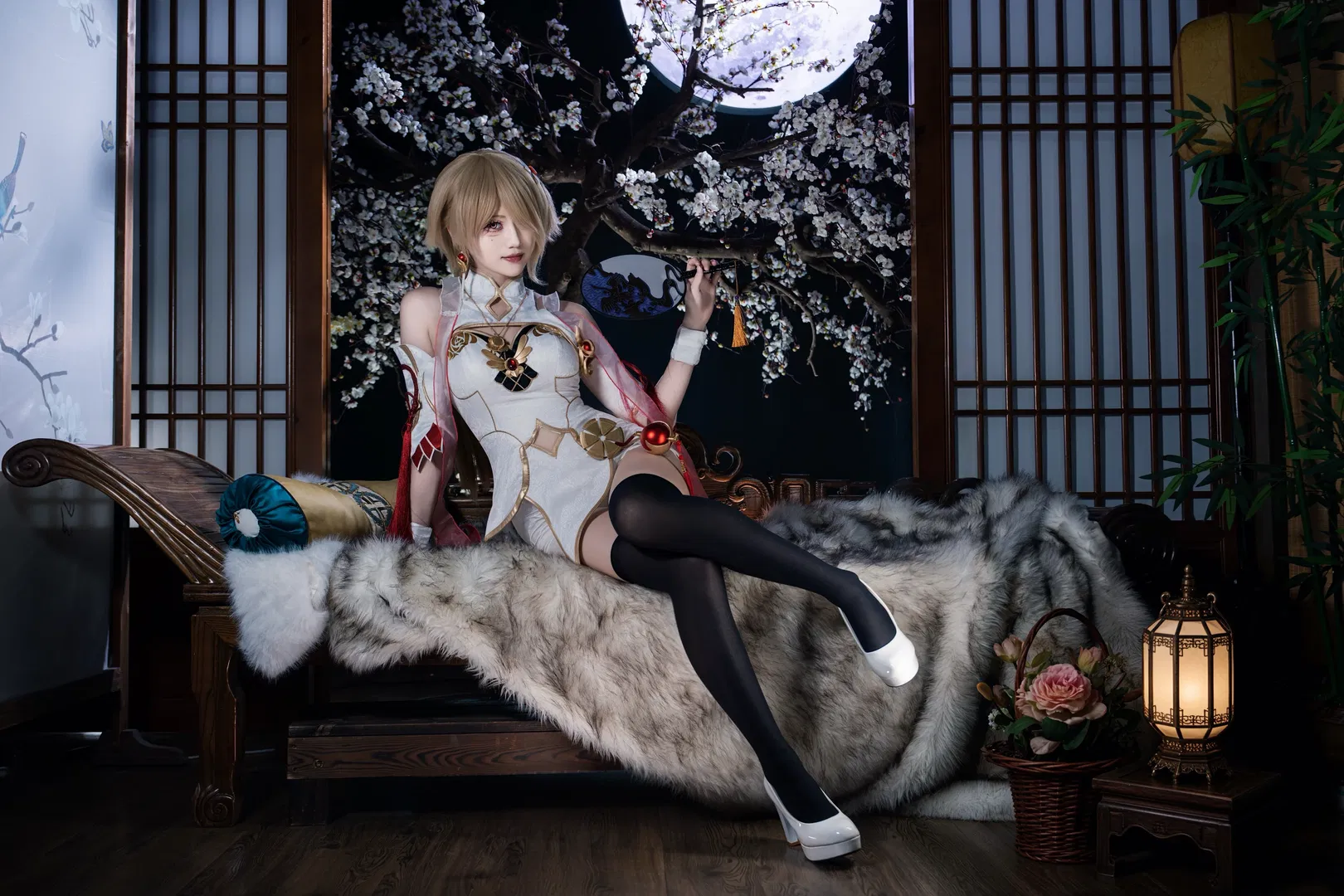 【丽塔洛丝薇瑟cos】崩坏3浣溪沙主题写真 - 第 2 张