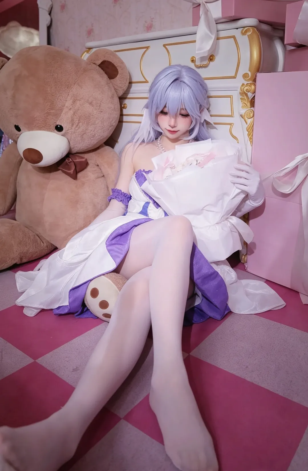 【知更鸟cos】崩坏星穹铁道里的粉紫浪漫周末 - 第 2 张