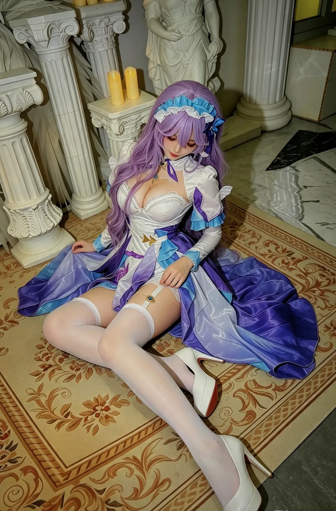 【坎特蕾拉cos】鸣潮的古典与白丝质感 - 第 2 张