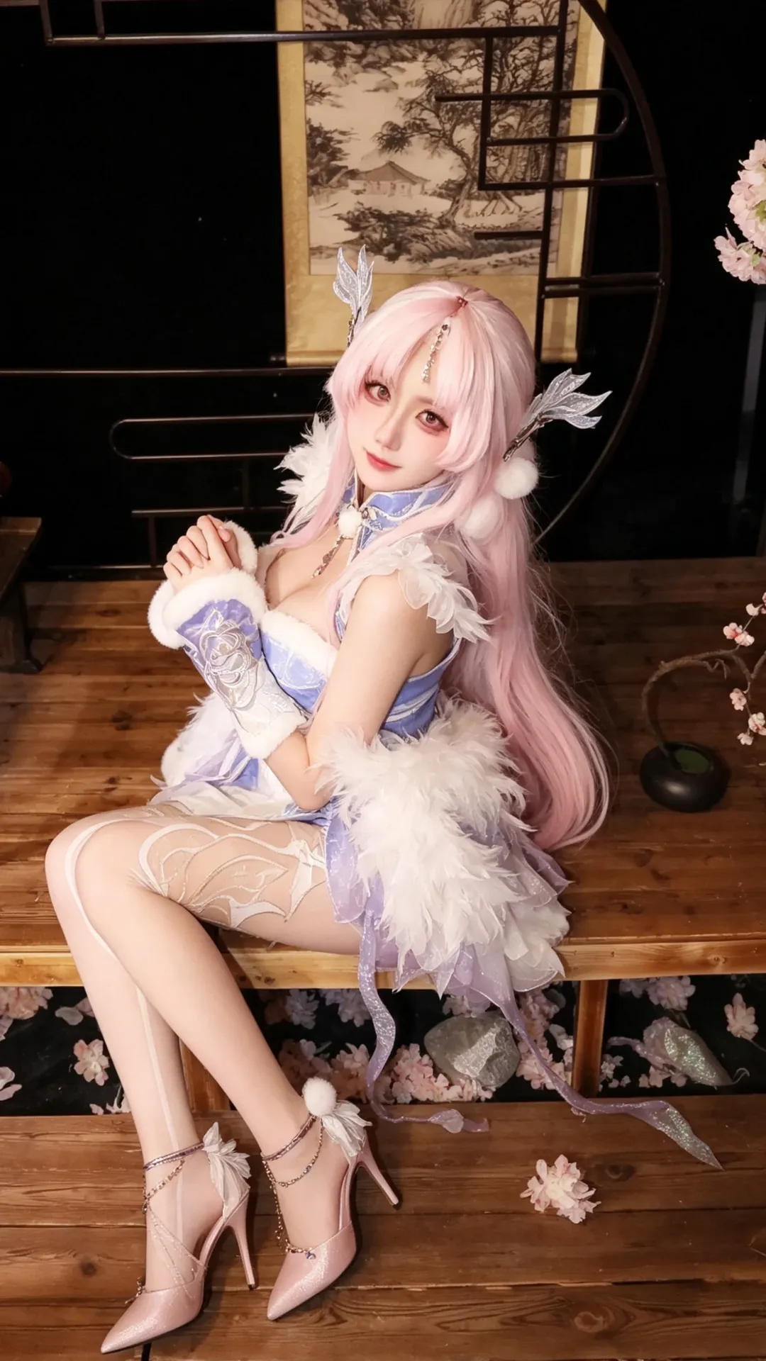 【玉玲珑cos】永劫无间花嫁限定皮肤演绎 - 第 1 张