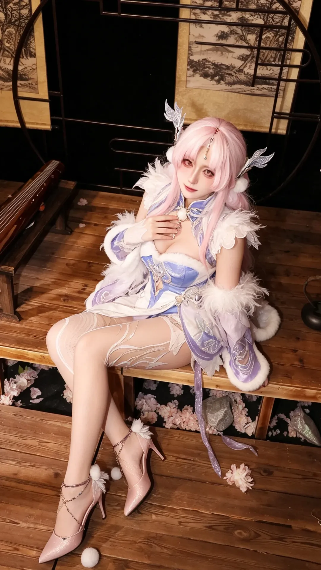【玉玲珑cos】永劫无间花嫁限定皮肤演绎 - 第 2 张