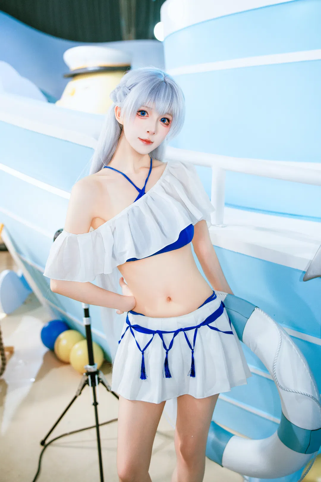 【百眼巨人cos】碧藍航線港區盛夏清涼節泳裝拍攝記錄 - 第 4 張