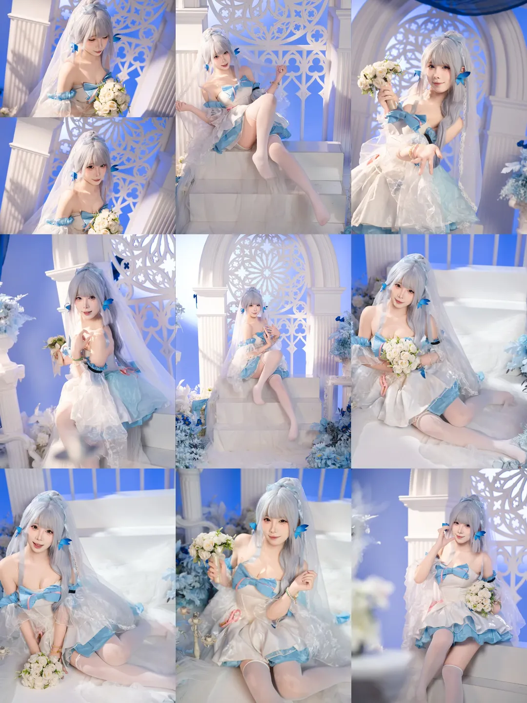 【神里绫华cos】原神花嫁造型拍摄记录 - 第 1 张