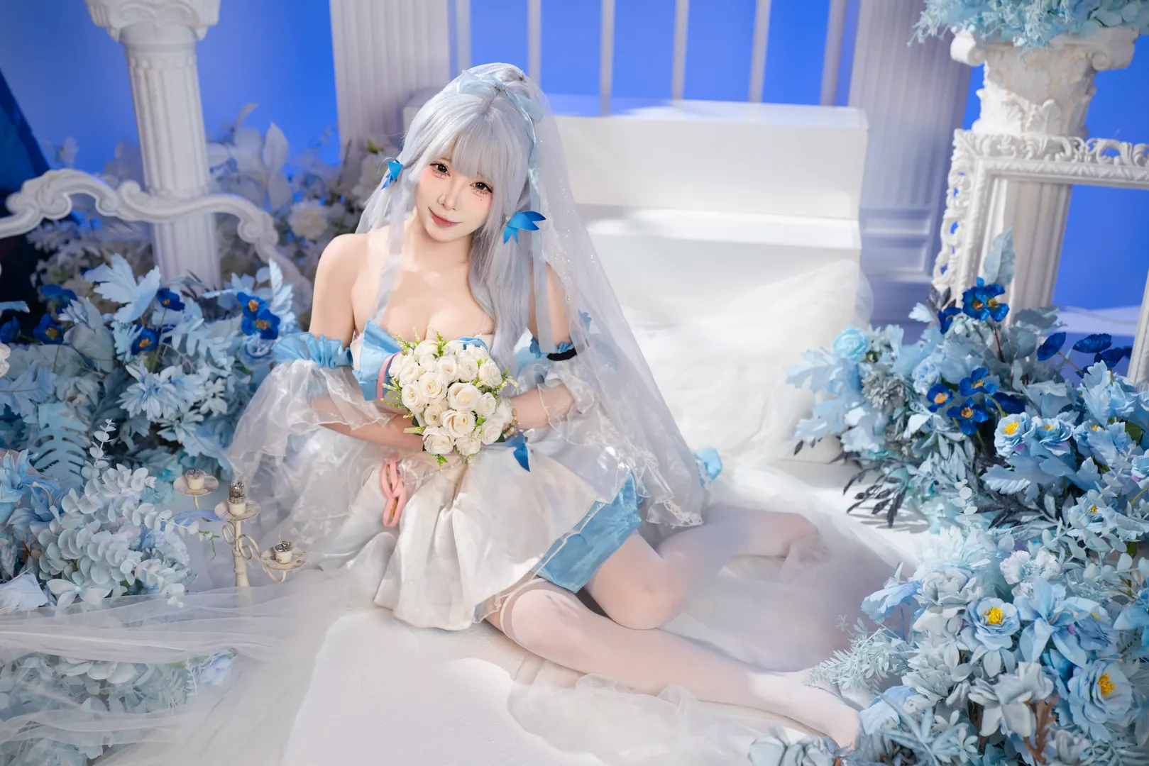 【神里绫华cos】原神花嫁造型拍摄记录 - 第 10 张