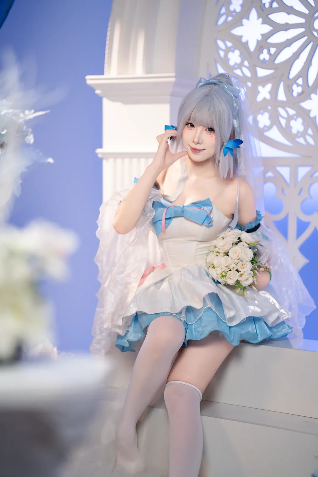 【神里绫华cos】原神花嫁造型拍摄记录 - 第 4 张