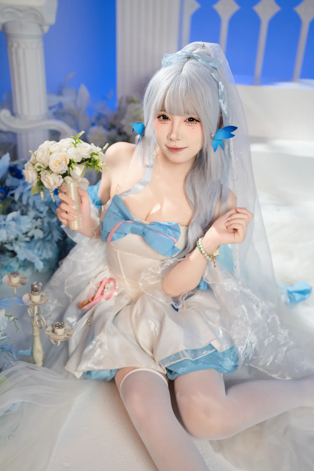 【神里绫华cos】原神花嫁造型拍摄记录 - 第 5 张
