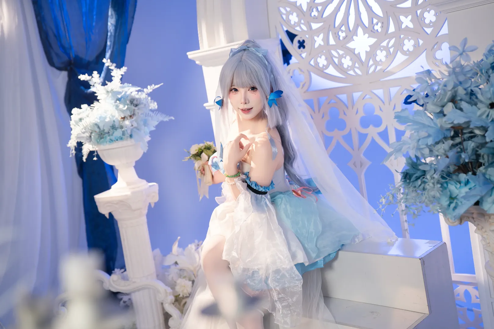 【神里绫华cos】原神花嫁造型拍摄记录 - 第 7 张